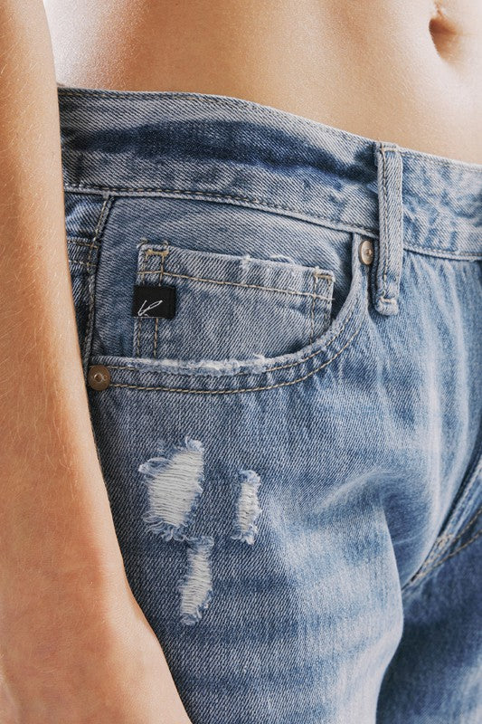 Mid Rise Classic Boyfriend Jeans