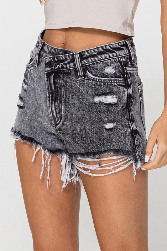 Super High Rise 2 Toned Shorts