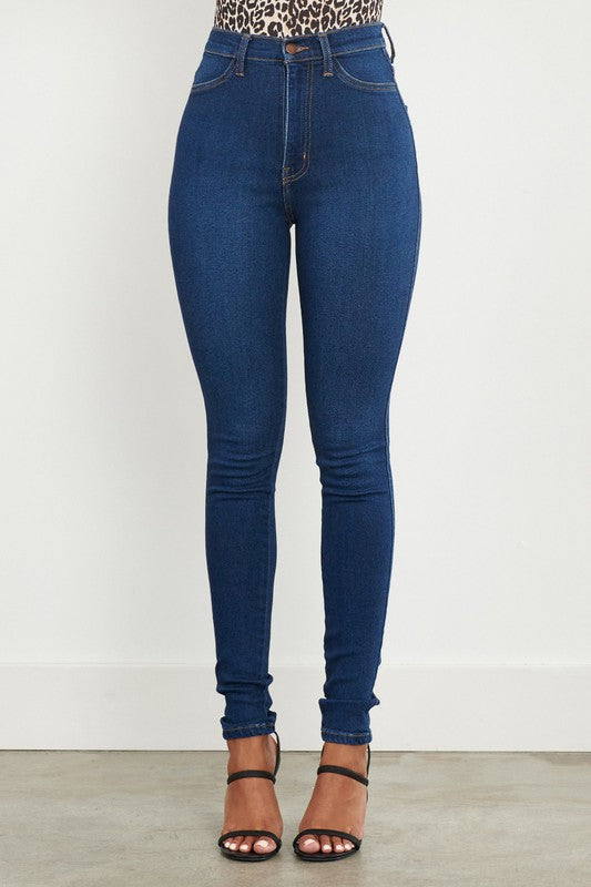 High Waisted Classic Skinny Jeans