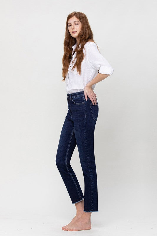 Super High Rise Stretch Slim Straight Jeans