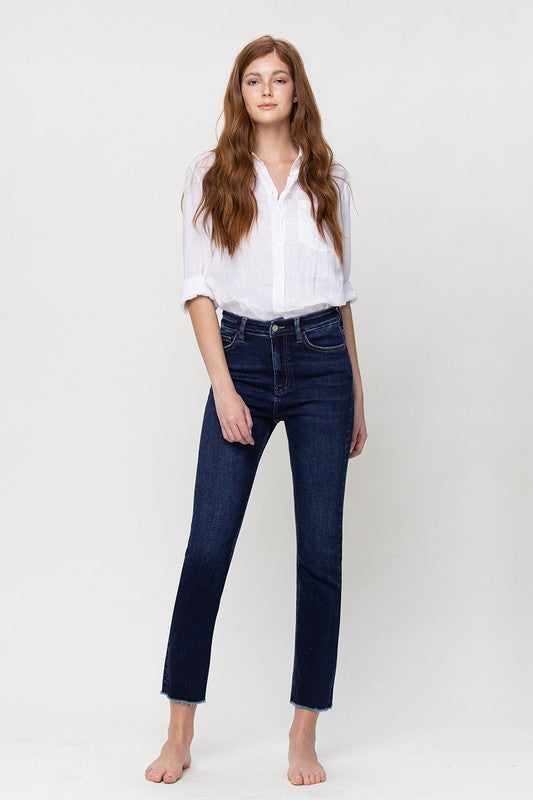 Super High Rise Stretch Slim Straight Jeans