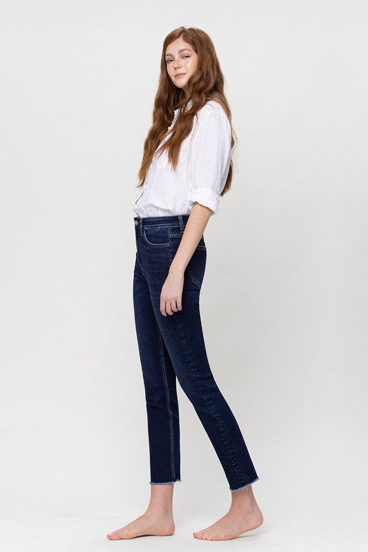 Super High Rise Stretch Slim Straight Jeans