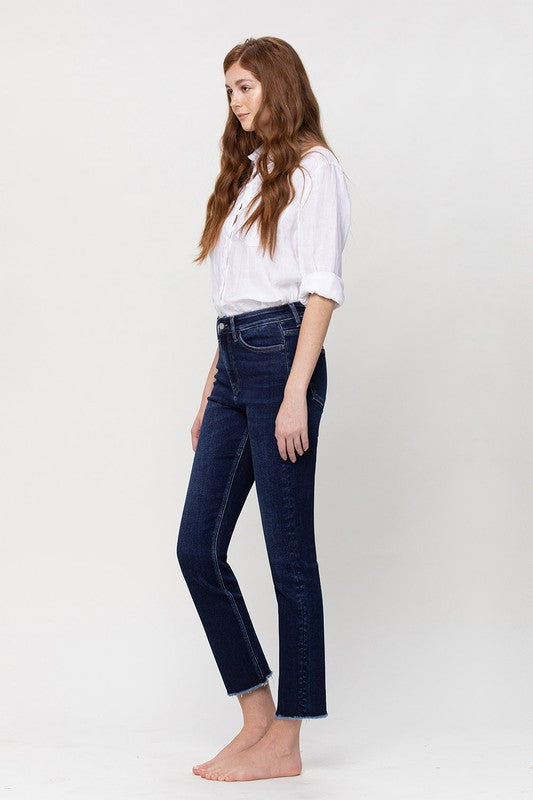 Super High Rise Stretch Slim Straight Jeans