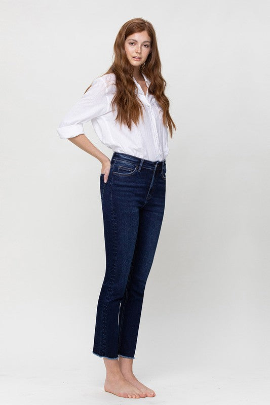 Super High Rise Stretch Slim Straight Jeans