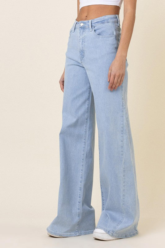 Low Rider Wide Leg Jeans