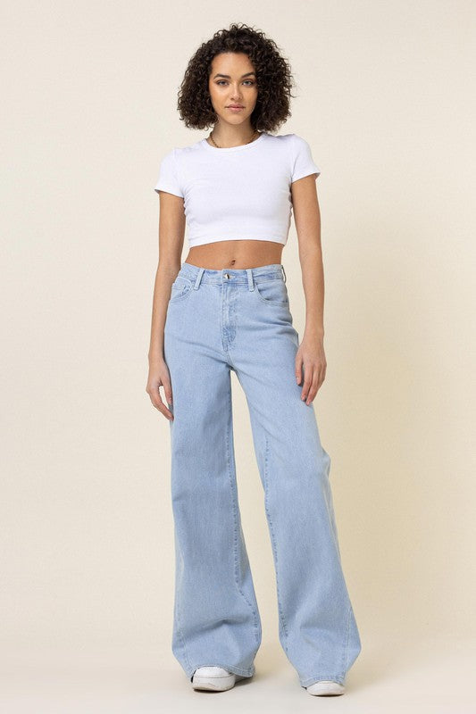 Low Rider Wide Leg Jeans