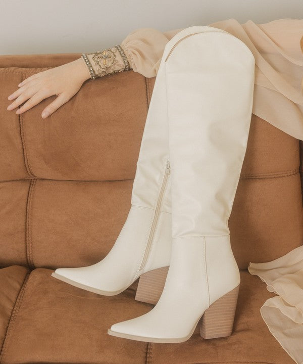 Oasis Society Clara - Knee-High Western Boots