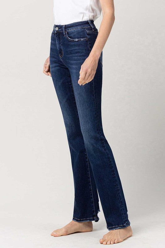 High Rise Slim Bootcut Jeans