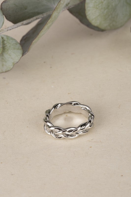 Chain ring - silver
